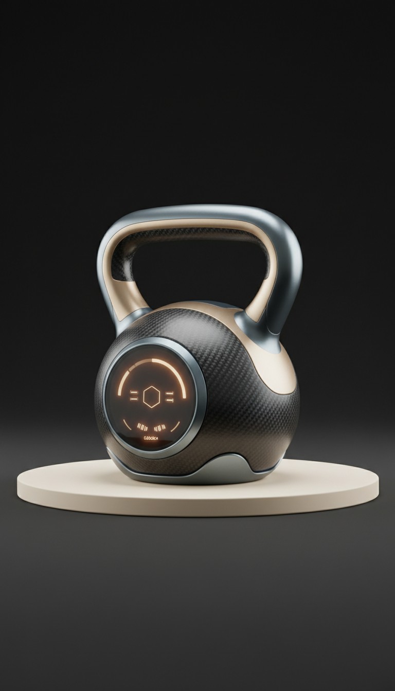 Carbon Fiber Smart Kettlebell